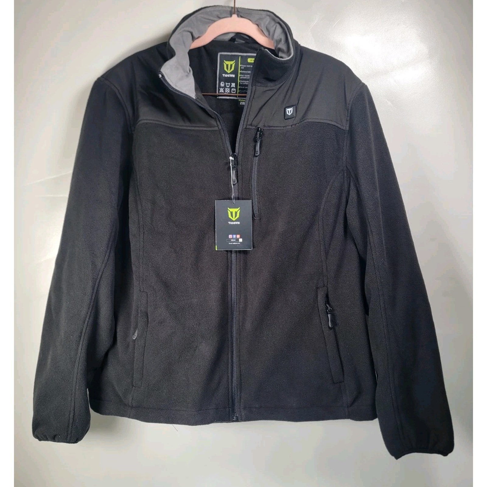 Tidewe Women’s Heated Jacket Fleece With Battery Pack Rechargeable Coat 2xl
